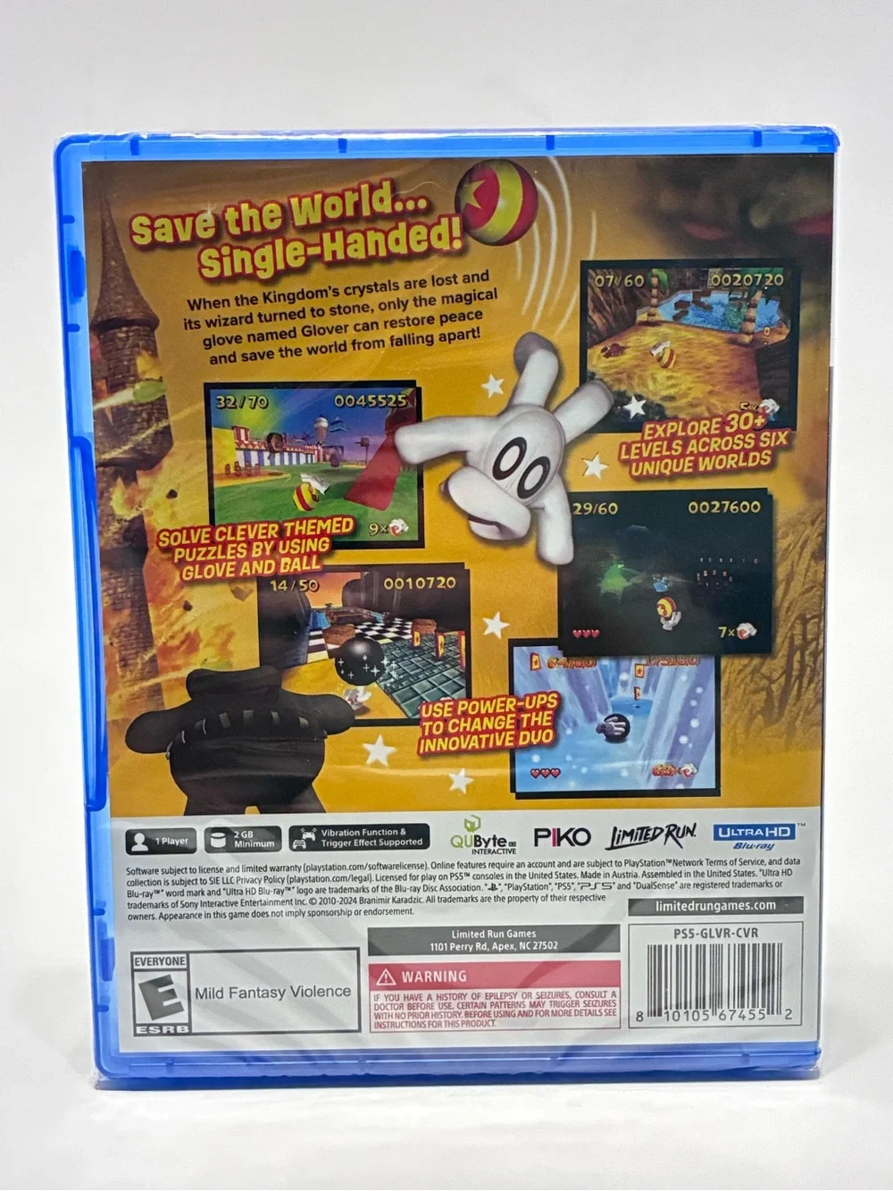 Glover - LRG Limited Run Games - PlayStation 5